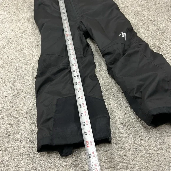 The North Face Dryvent Bib Overalls Kid's Size 6T Black Snow Winter - Picture 4 of 15